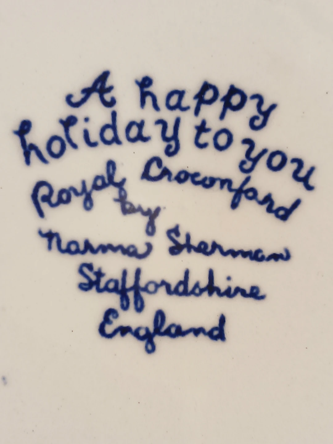 2 × Collectible Staffordshire English 🎄 Christmas Plates - photo 3