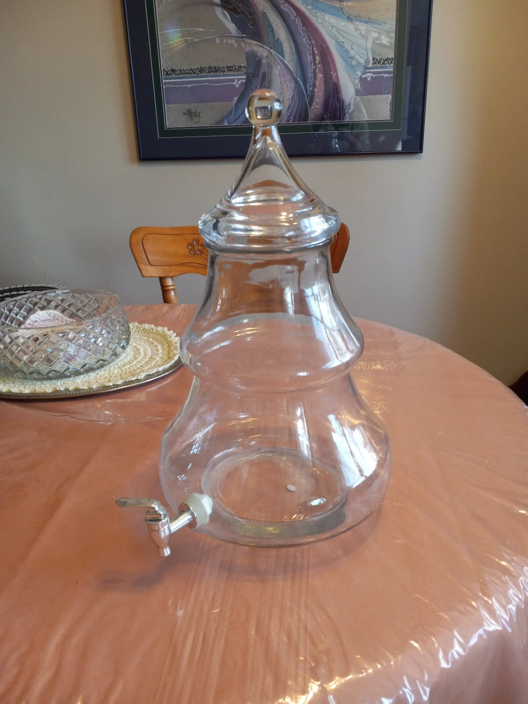 Glass beverage container (7.5 litre)