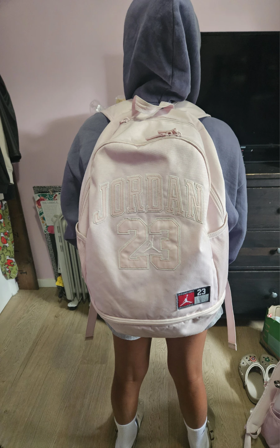 Jordan 23 Light Pink Backpack