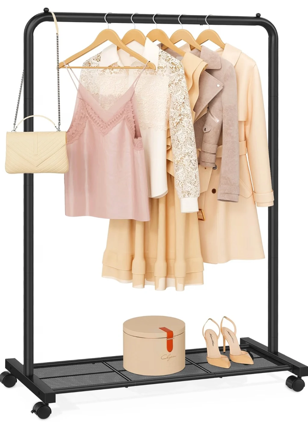 SONGMICS Clothes Rack with Wheels.