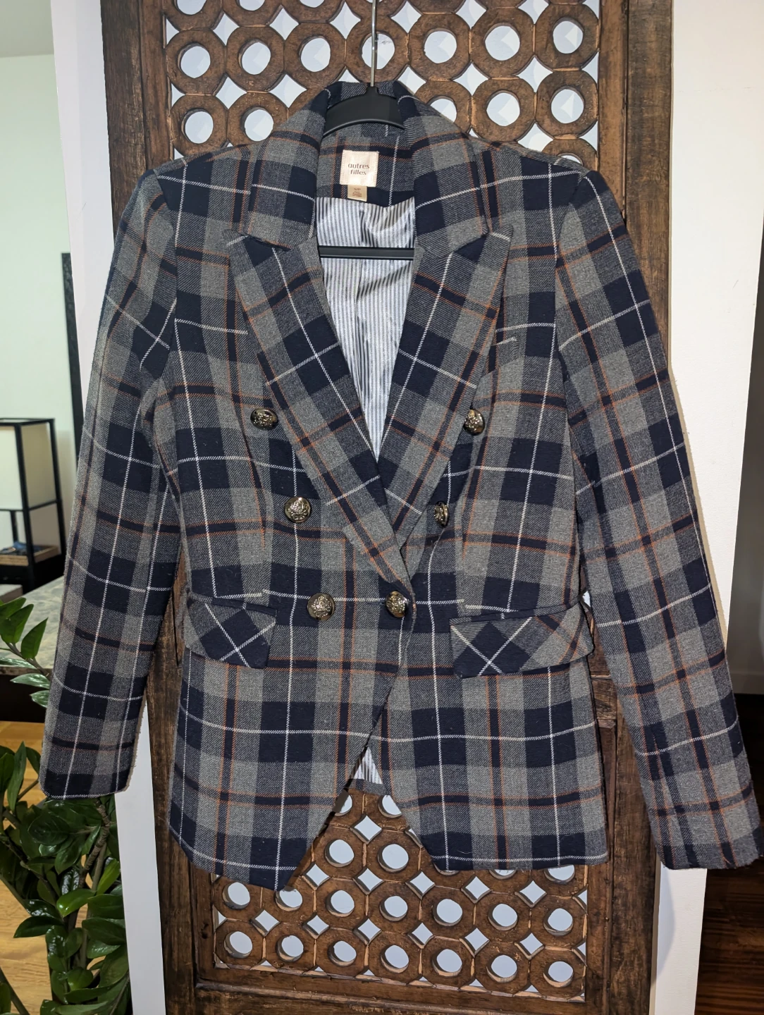 Autres Filles Plaid Blazer