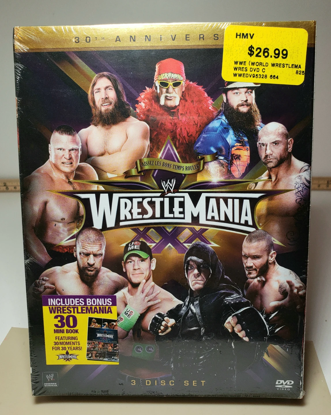 WWE DVD Lot of 4: WrestleMania 27, 29, 30 + Shawn Michaels NEW - photo 2