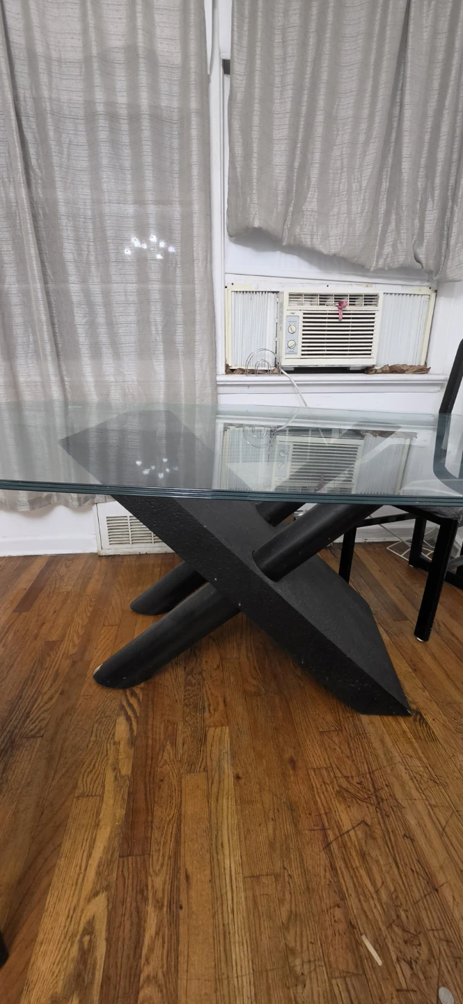 Glass Dining Table and Chair - photo 2