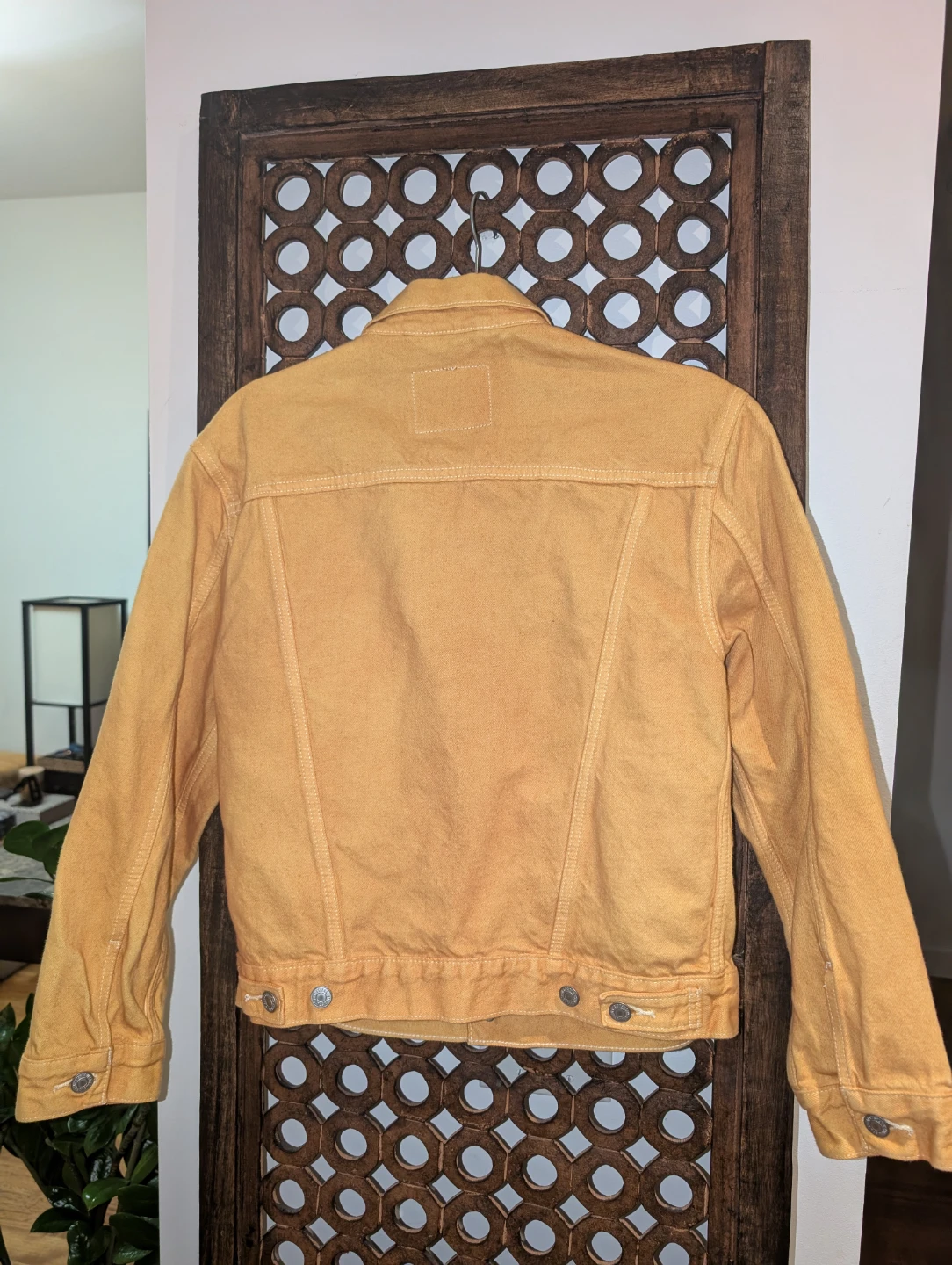 Vintage Levi's Denim Mustard Yellow Jacket - photo 3