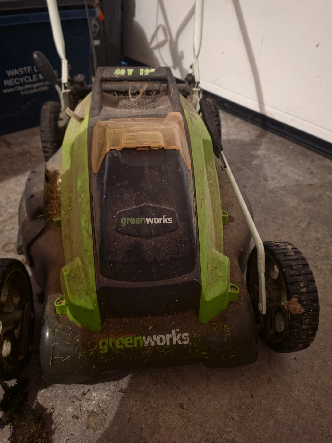 Greenworks 40V 19" Cordless Lawn Mower