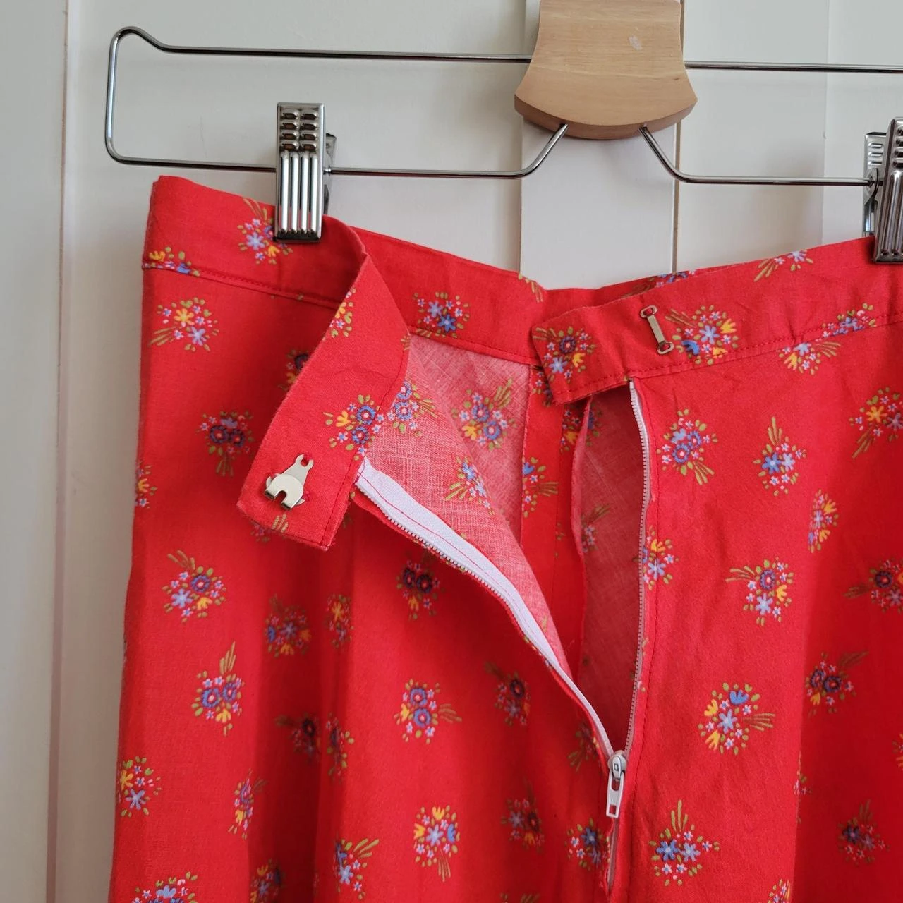 Vintage floral skirt - photo 4