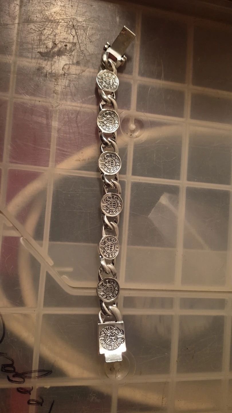 Chrome Hearts Multi-Link Silver Bracelet - photo 2