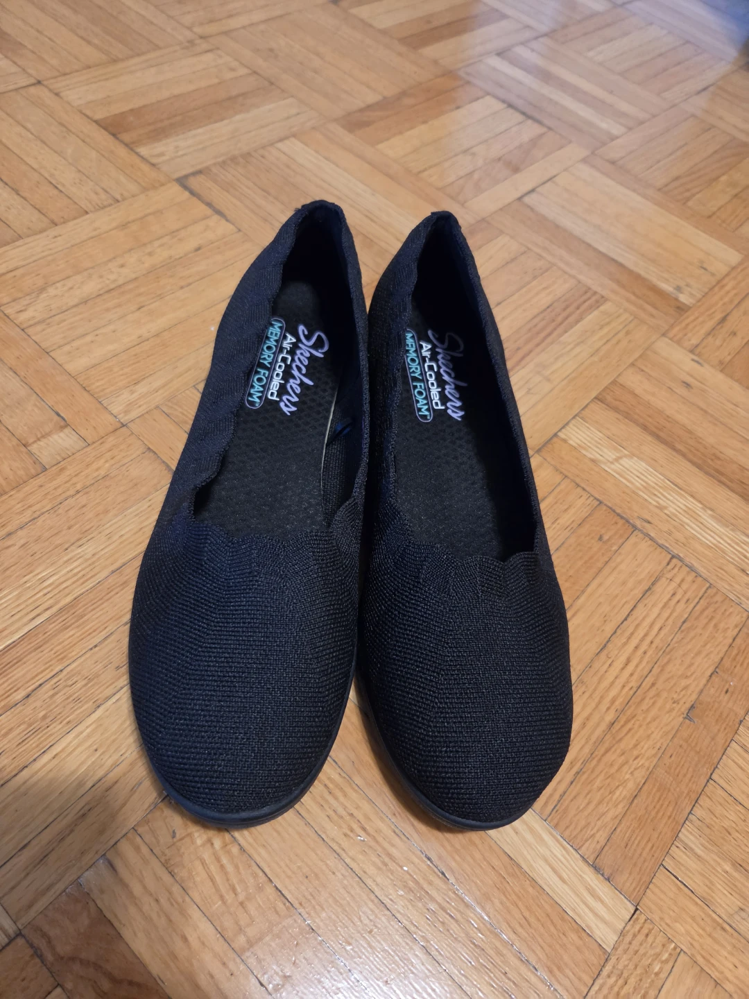 Skechers Stretch Fit Black Flats