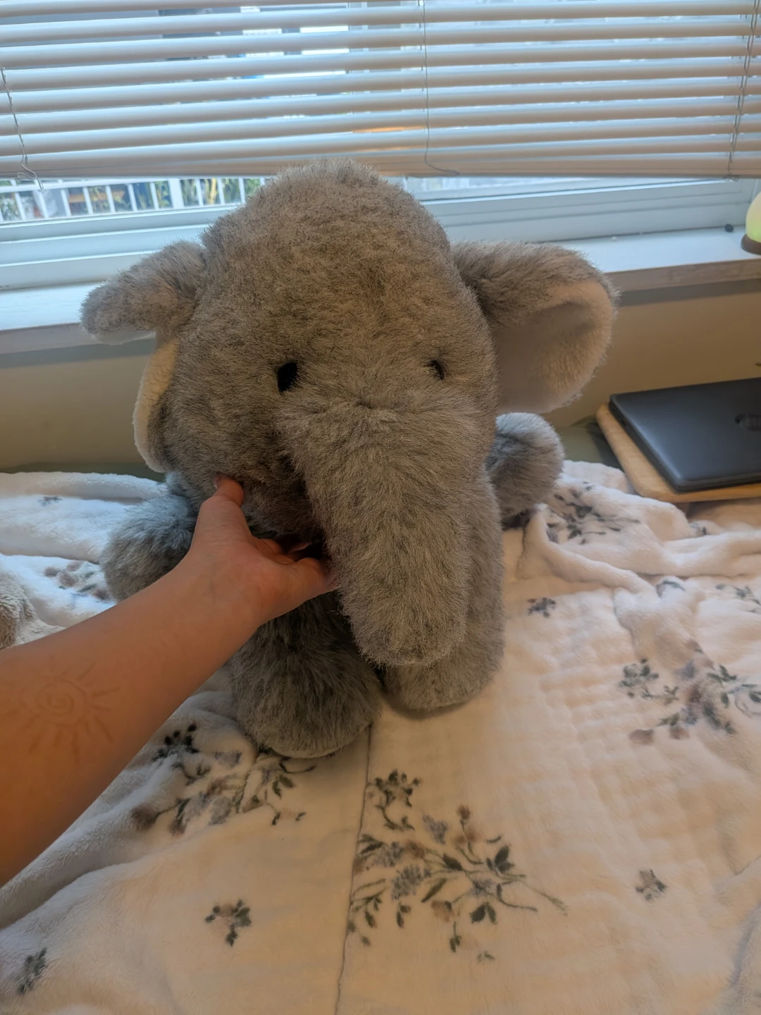 Grey Elephant Plush Toy - photo 2