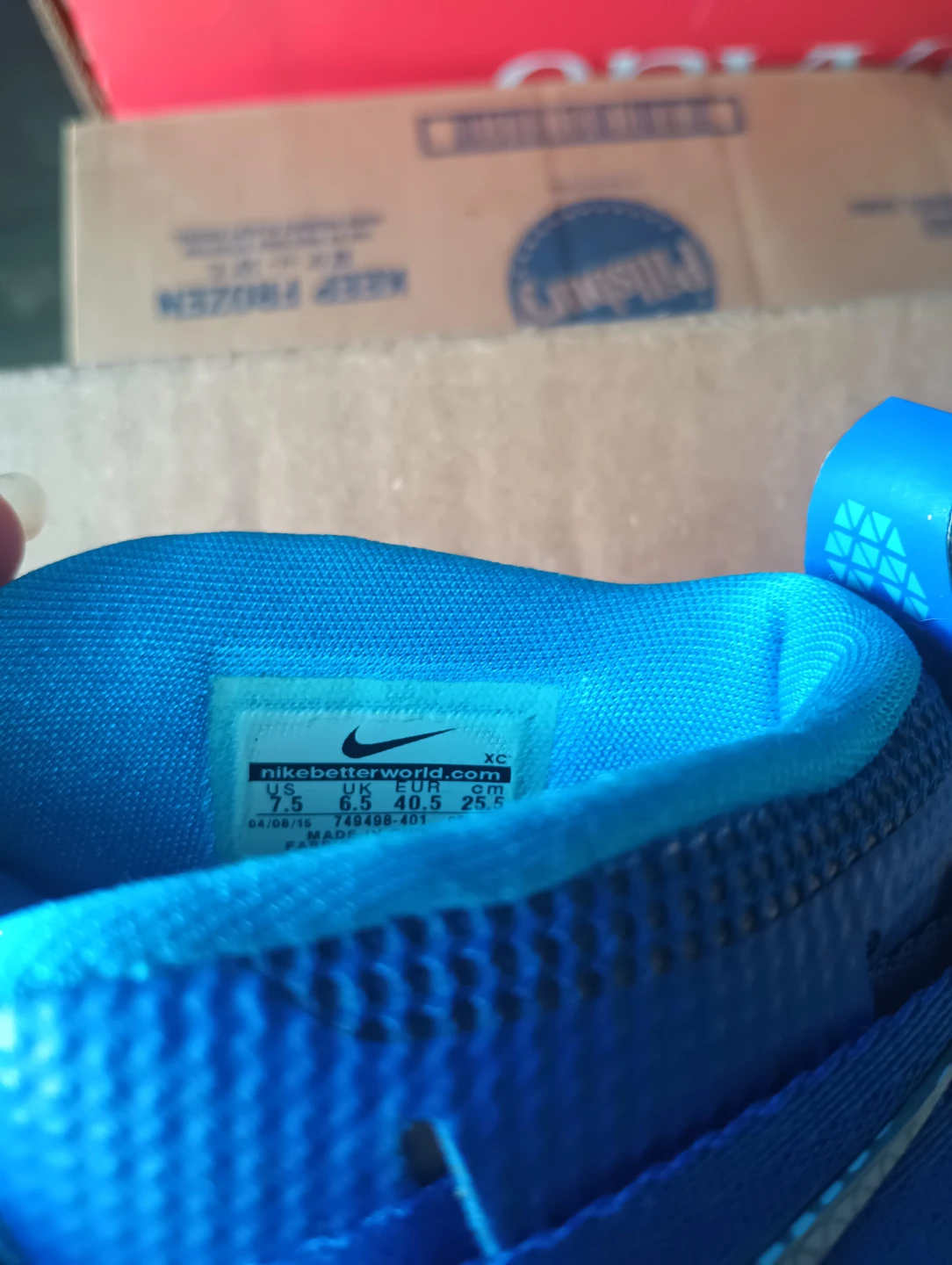 Nike LeBron James Basketball Shoes Blue