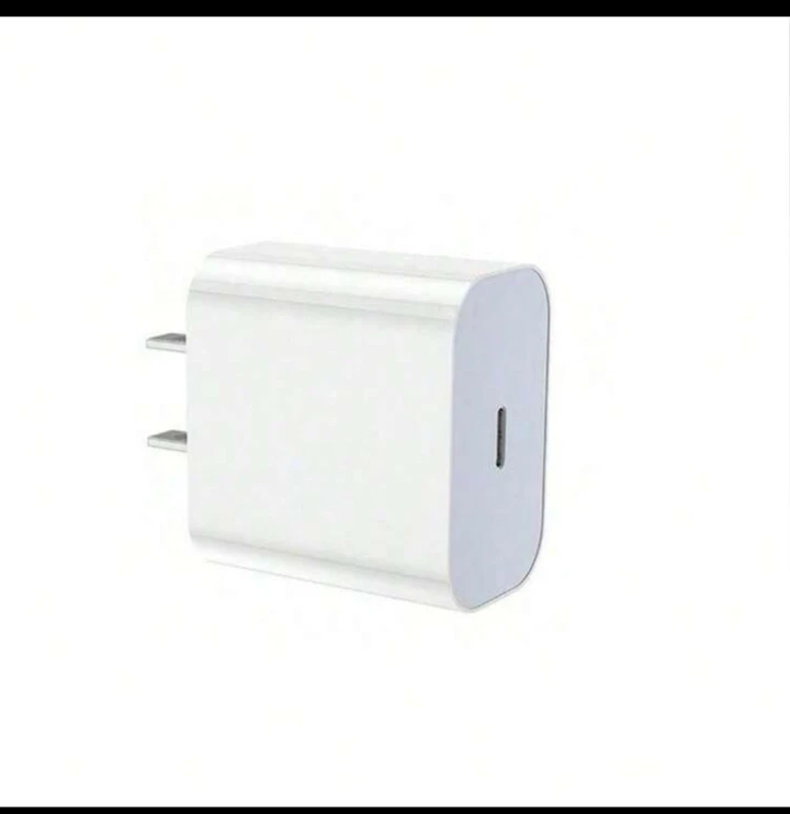 White USB-C Wall Charger Adapter