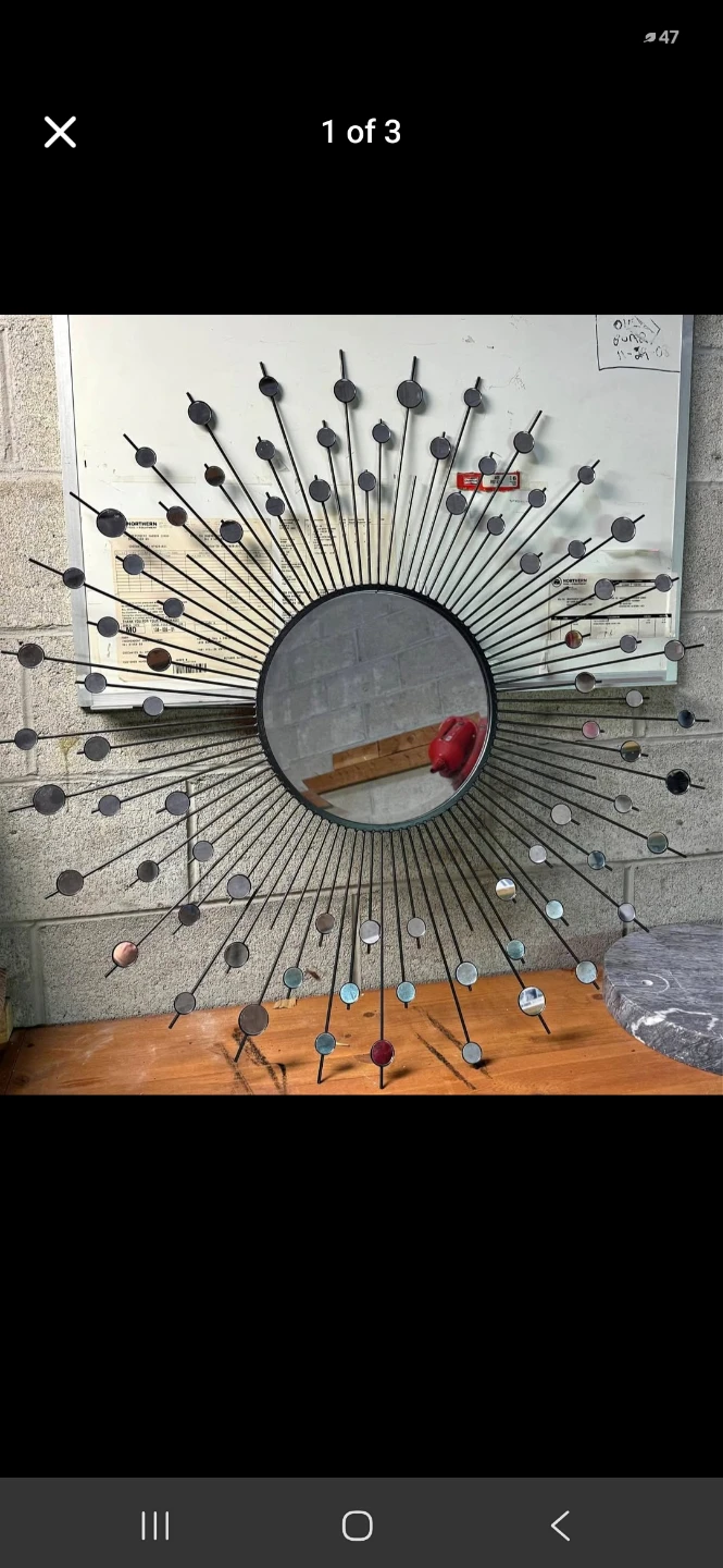 Sunburst Wall Mirror