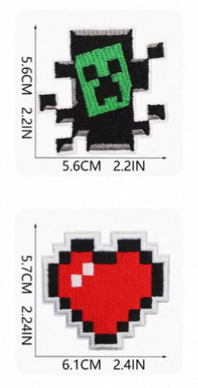 Minecraft Iron-On Patches 6 set - photo 5