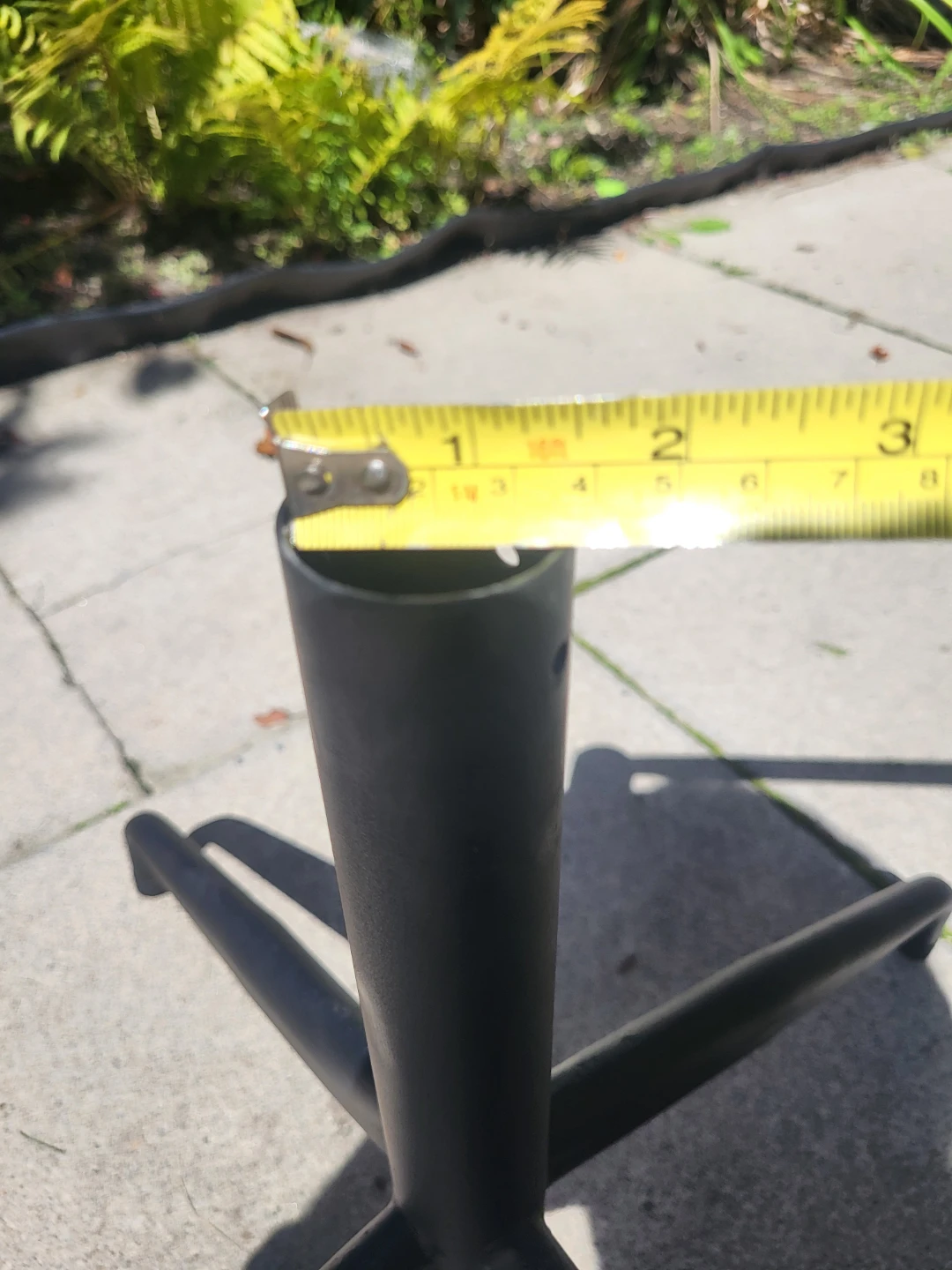 Black Metal Umbrella or Hat Rack Base - photo 5