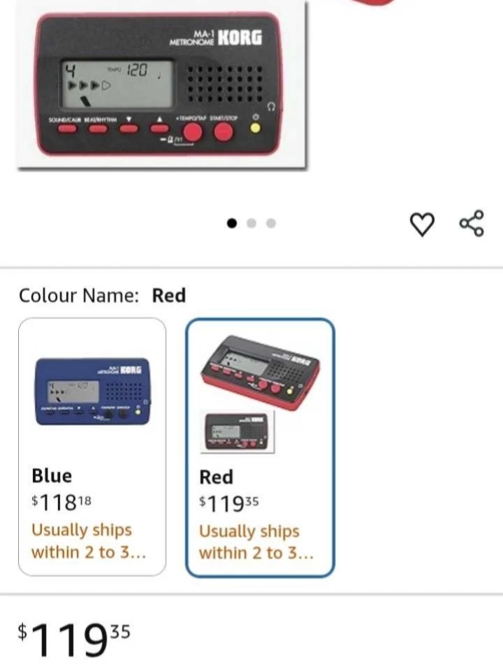 Korg MA-1 Digital Metronome - photo 3
