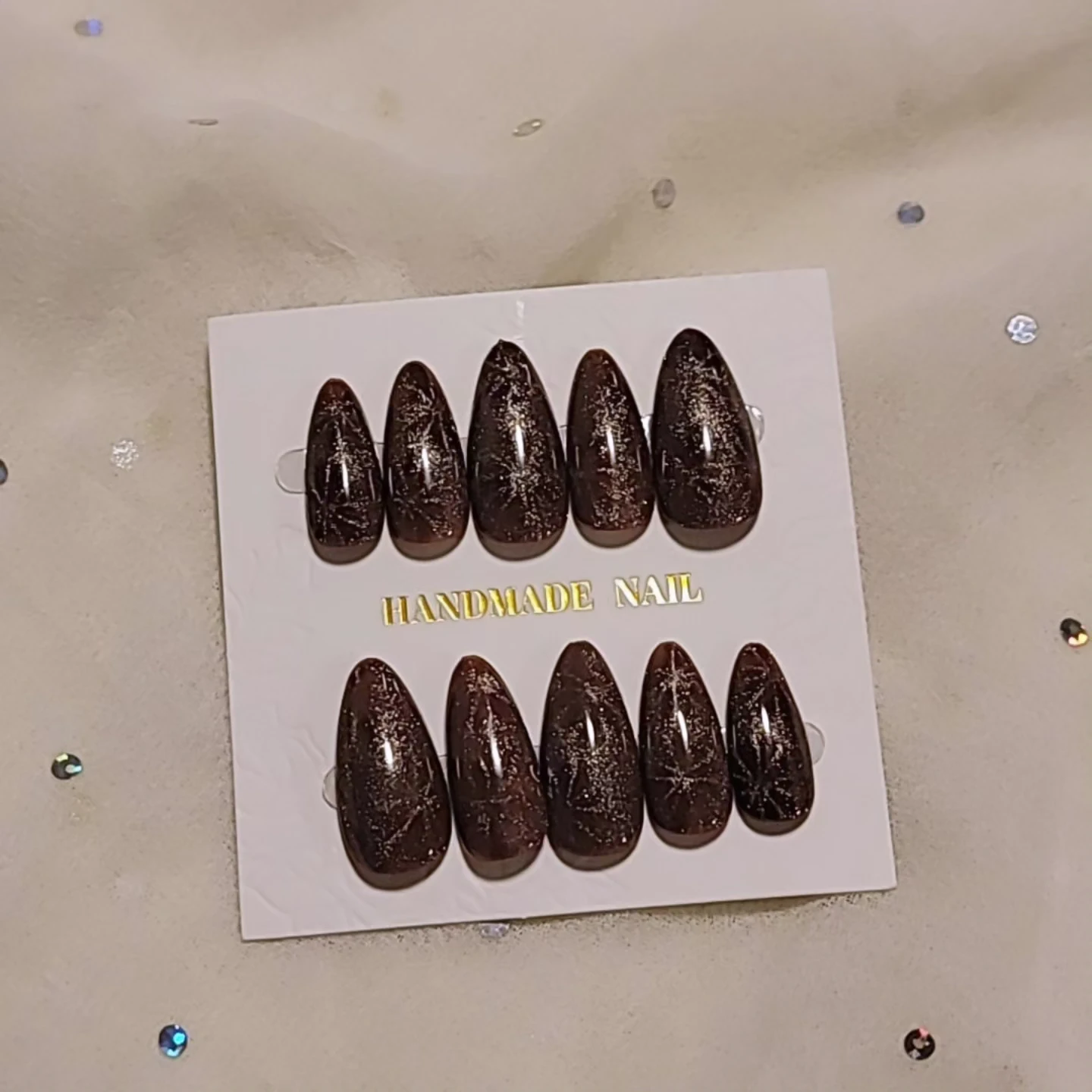 Handmade Almond Press-on Nails