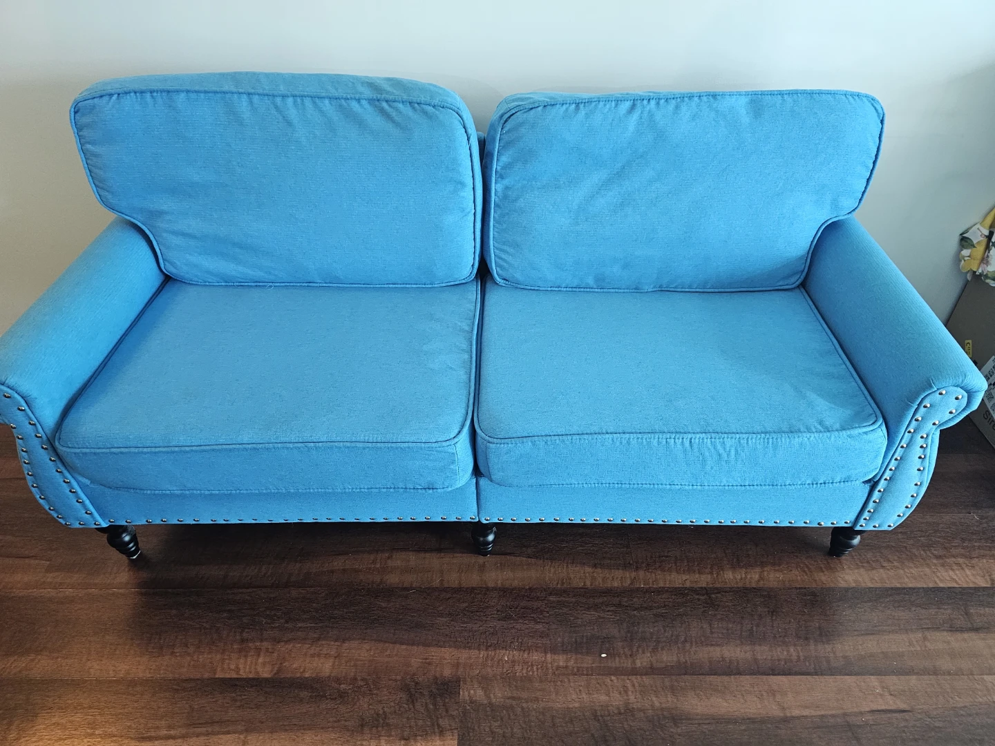 Blue beautiful couch - photo 2