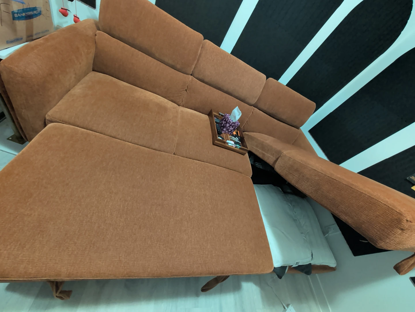 Convertible Sectional Sofa with Pull-Out Bed and Storage OBO - photo 3
