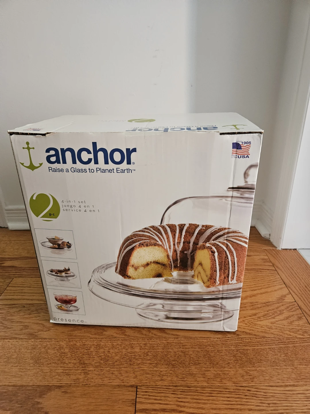 Anchor Hocking 4-in-1 Glass Serving Set