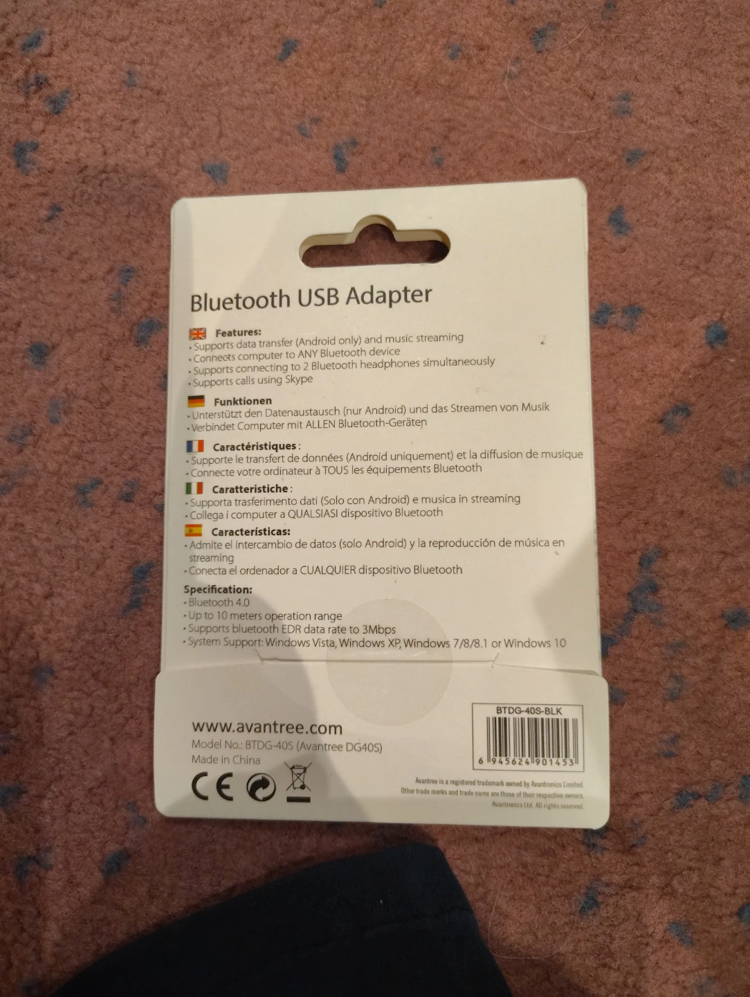 Avantree DG40S Bluetooth USB Adapter - photo 2