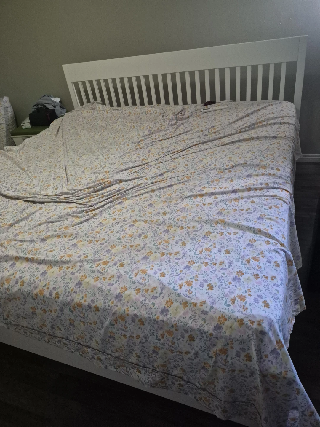 Sleep country King mattress bed frame plus box spring - photo 3