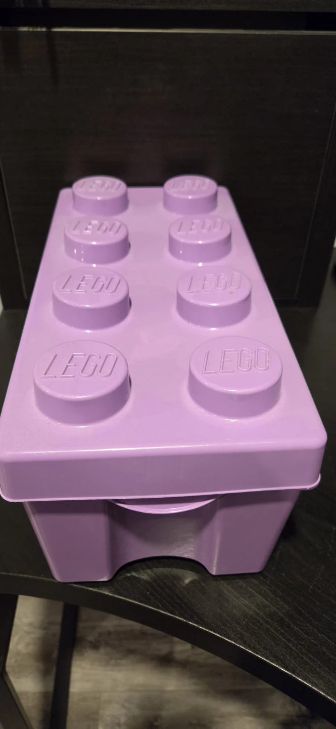 Purple LEGO Storage Brick