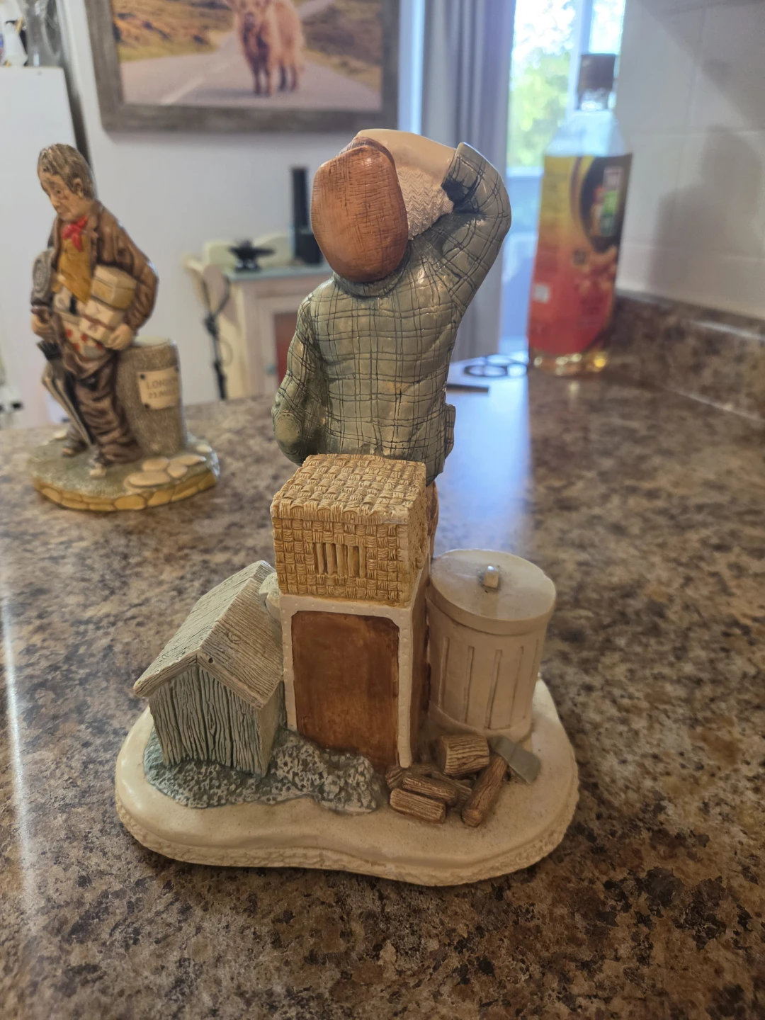 2 Vintage Naturecraft Late Homer Figurine/Calamity - photo 2