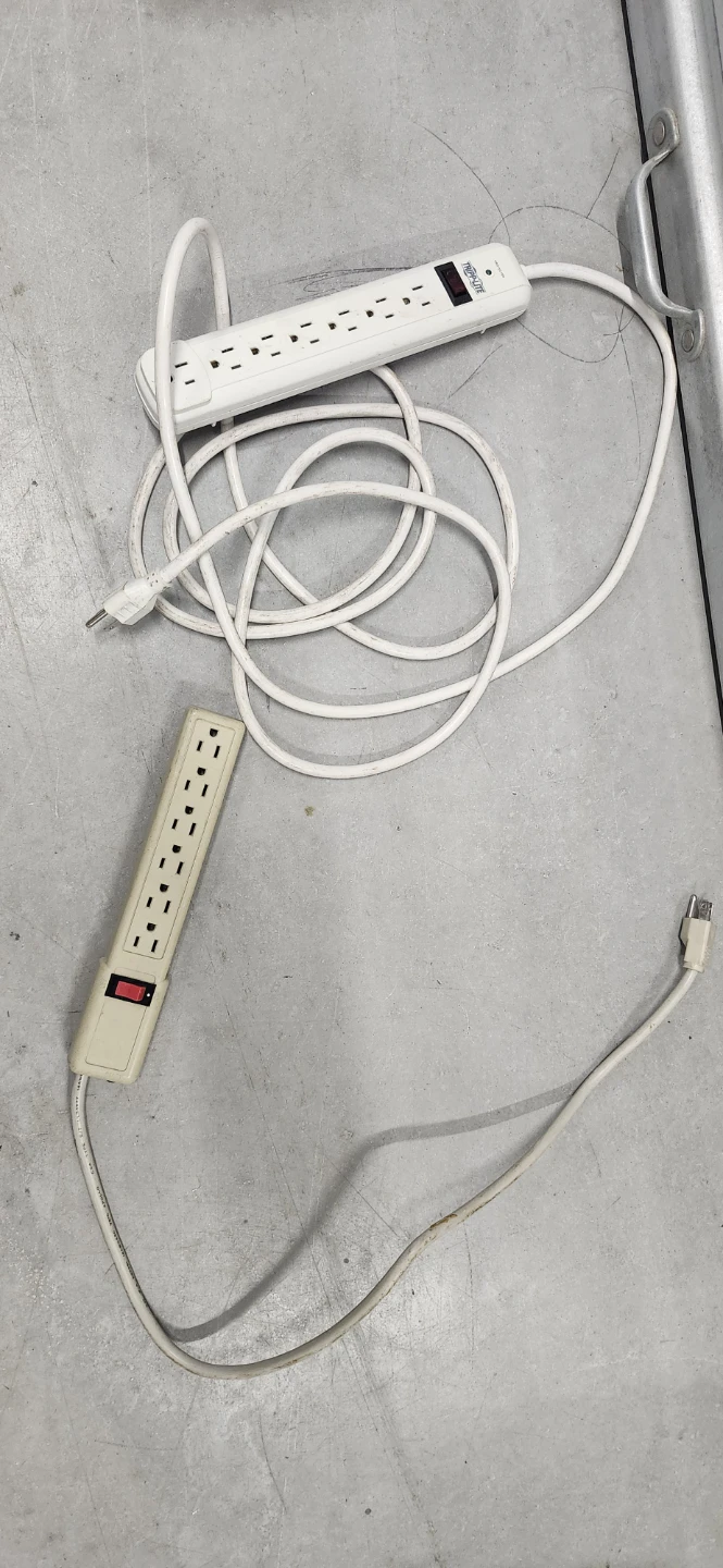 Assorted Power Bars and Extension Cords