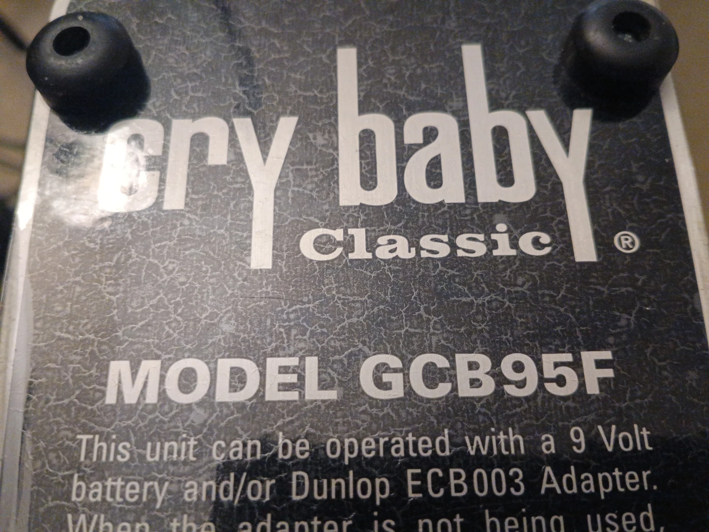 Dunlop Cry Baby Classic Wah Pedal GCB95F