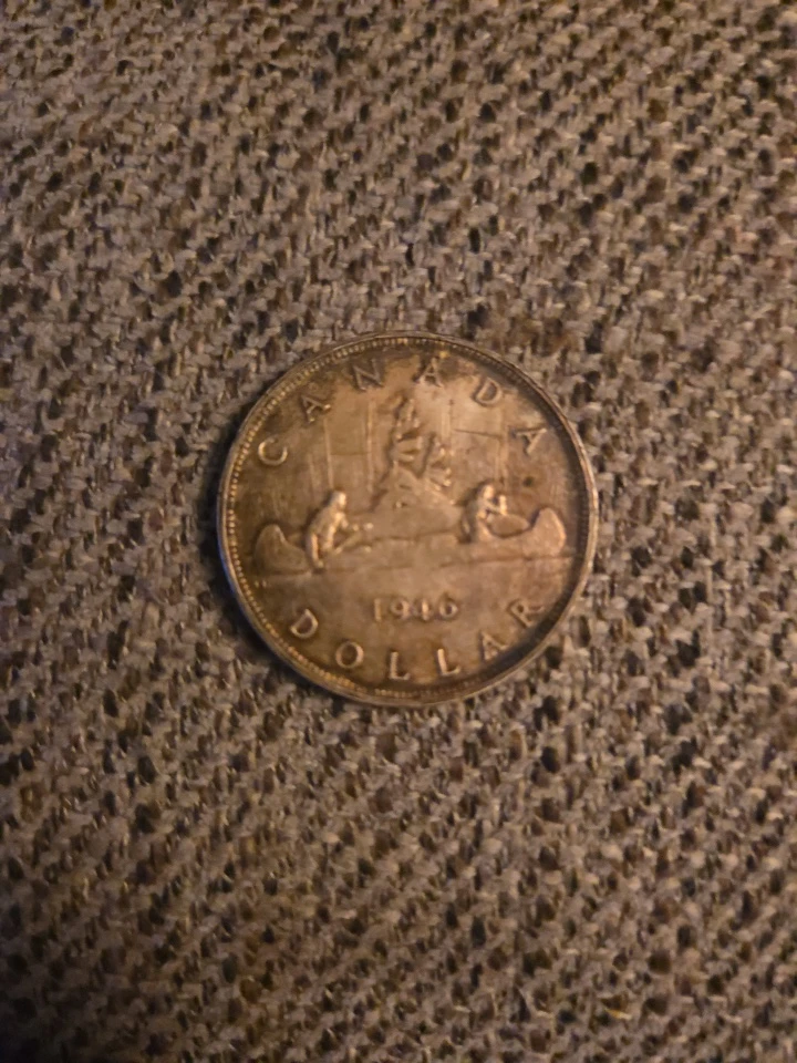 1946 Canadian Silver Dollar swl misprint - photo 3