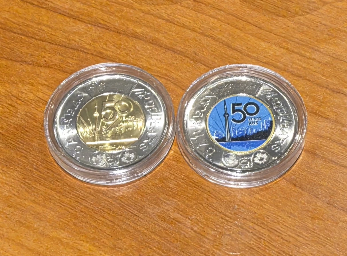CN Tower 50 Years Commemorative Coins