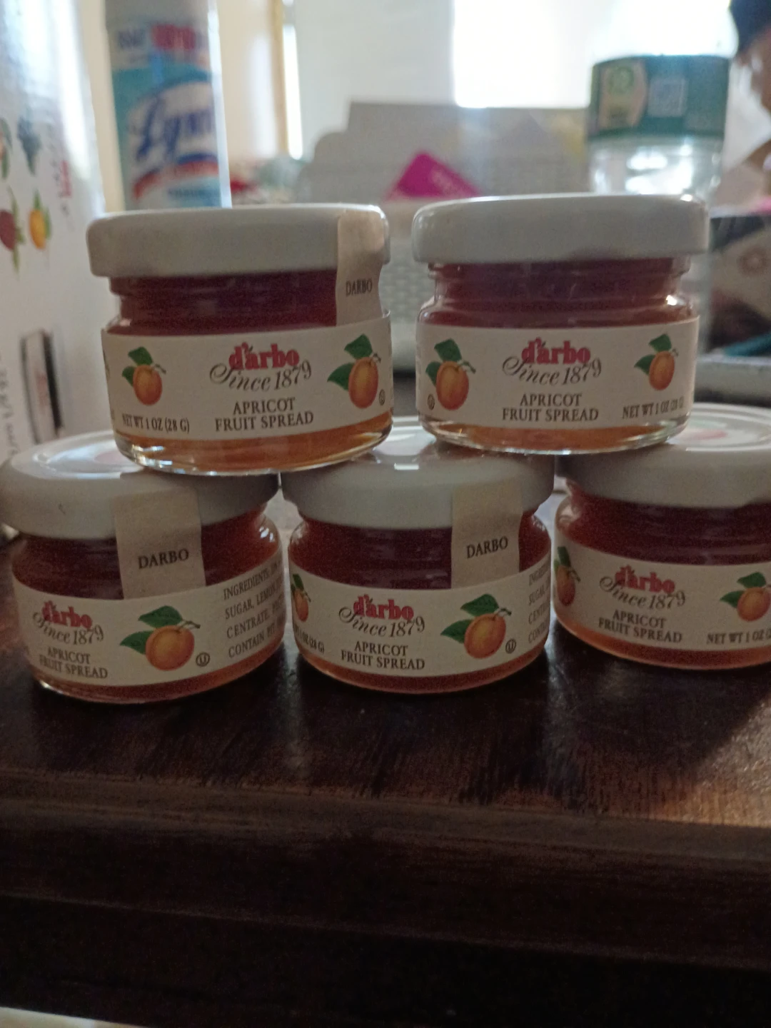 Darbo Apricot Fruit Spread - Mini Jars (28g each) - photo 4