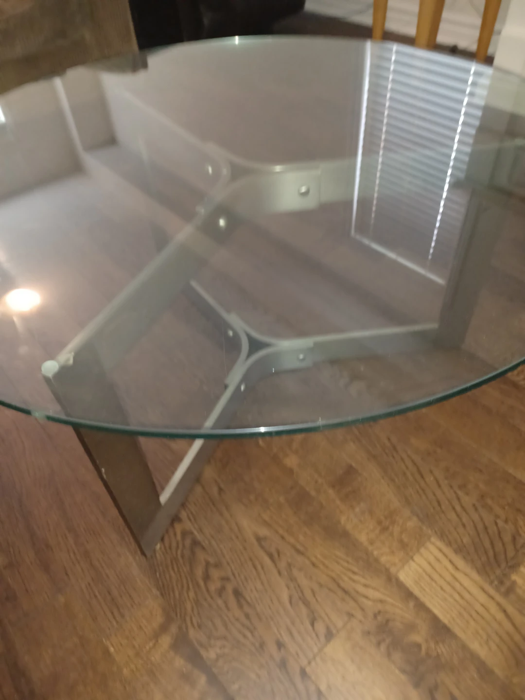 Round Glass Coffee Table - photo 3
