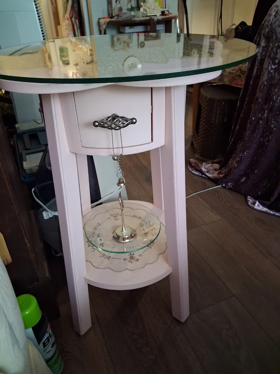 Pretty Pink Daisy  side Table - photo 2