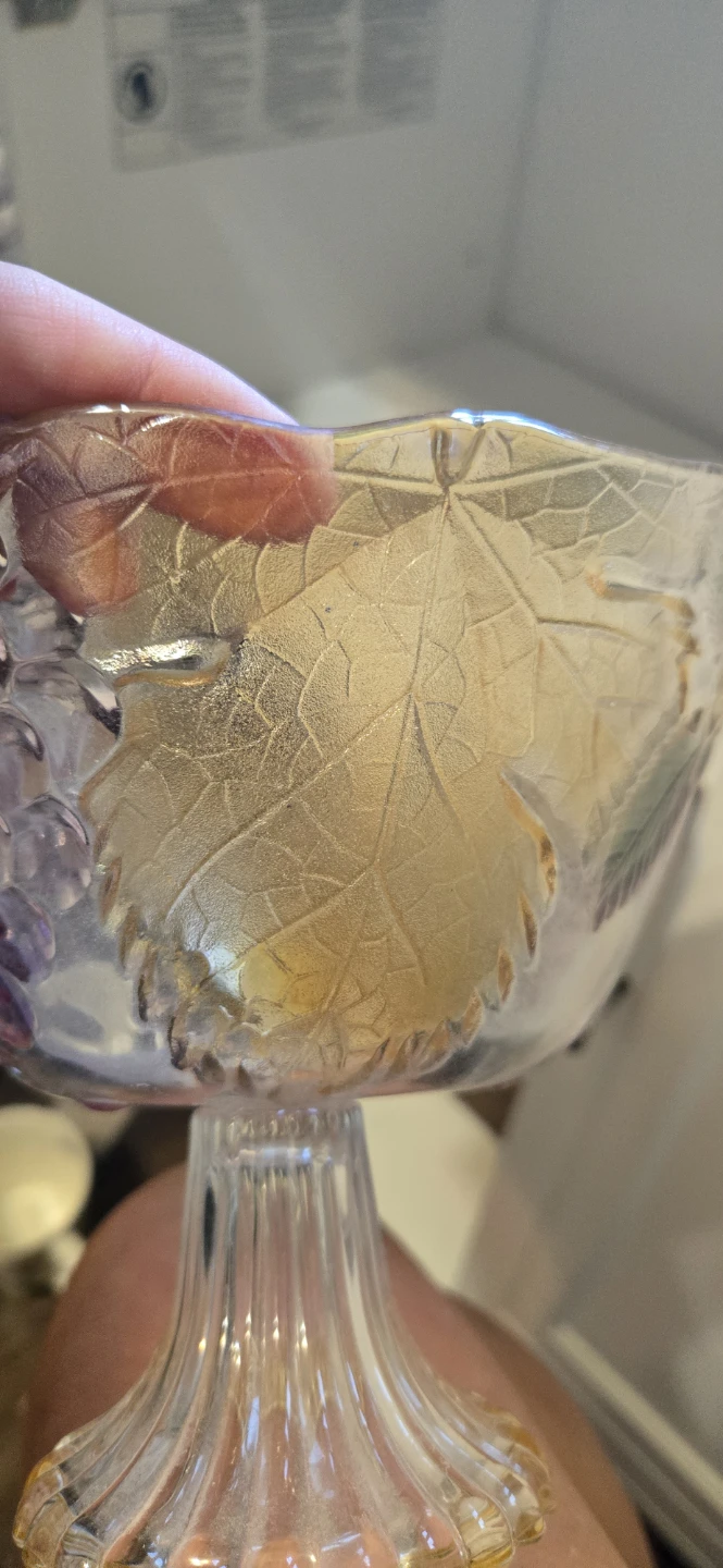 Vintage Decorative Glass Fruit Bowl - photo 3