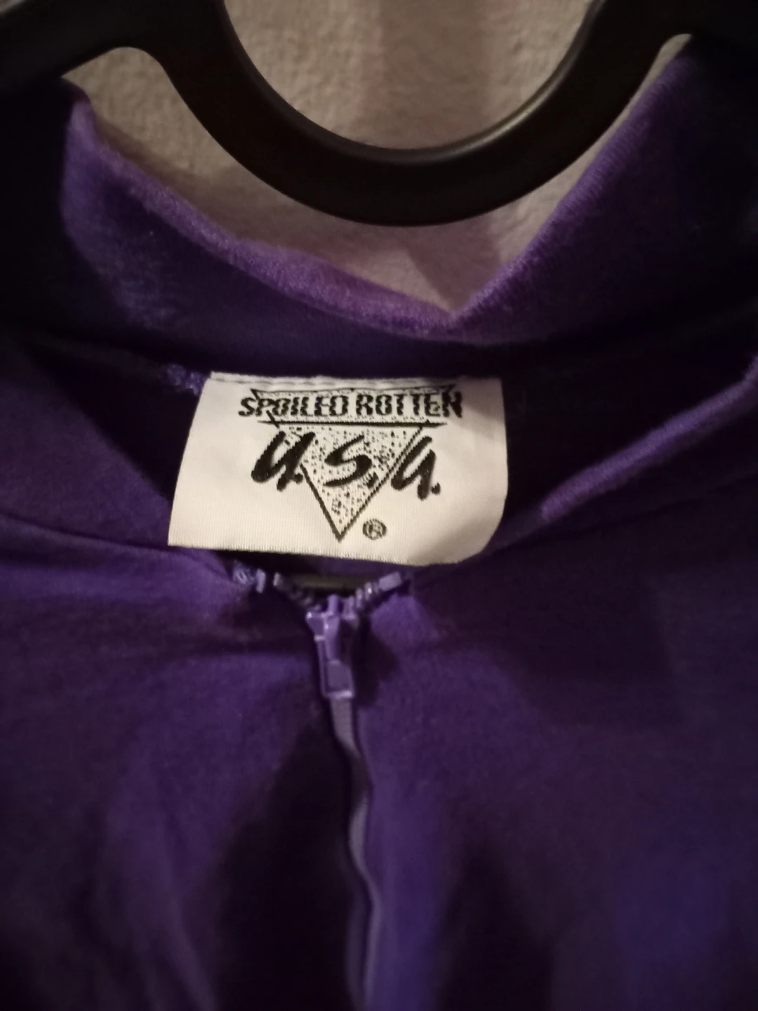Spoiled Rotten U.S.A. Purple Full-Zip Jacket - photo 2