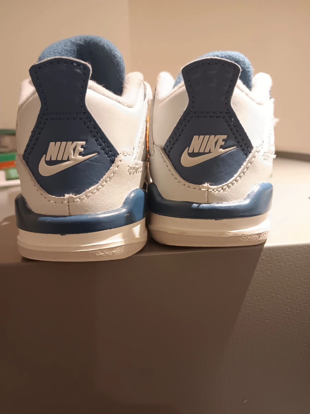 4C Nike Air Jordan 4 Retro Military Blue Toddler - photo 2