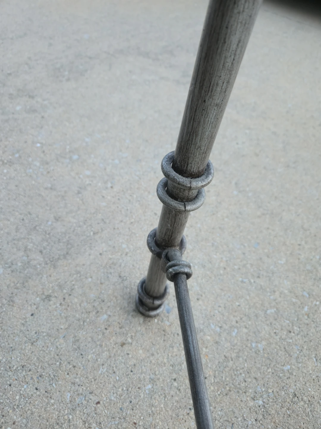 Decorative Metal & Glass End Table – Wrought Iron Style - photo 5