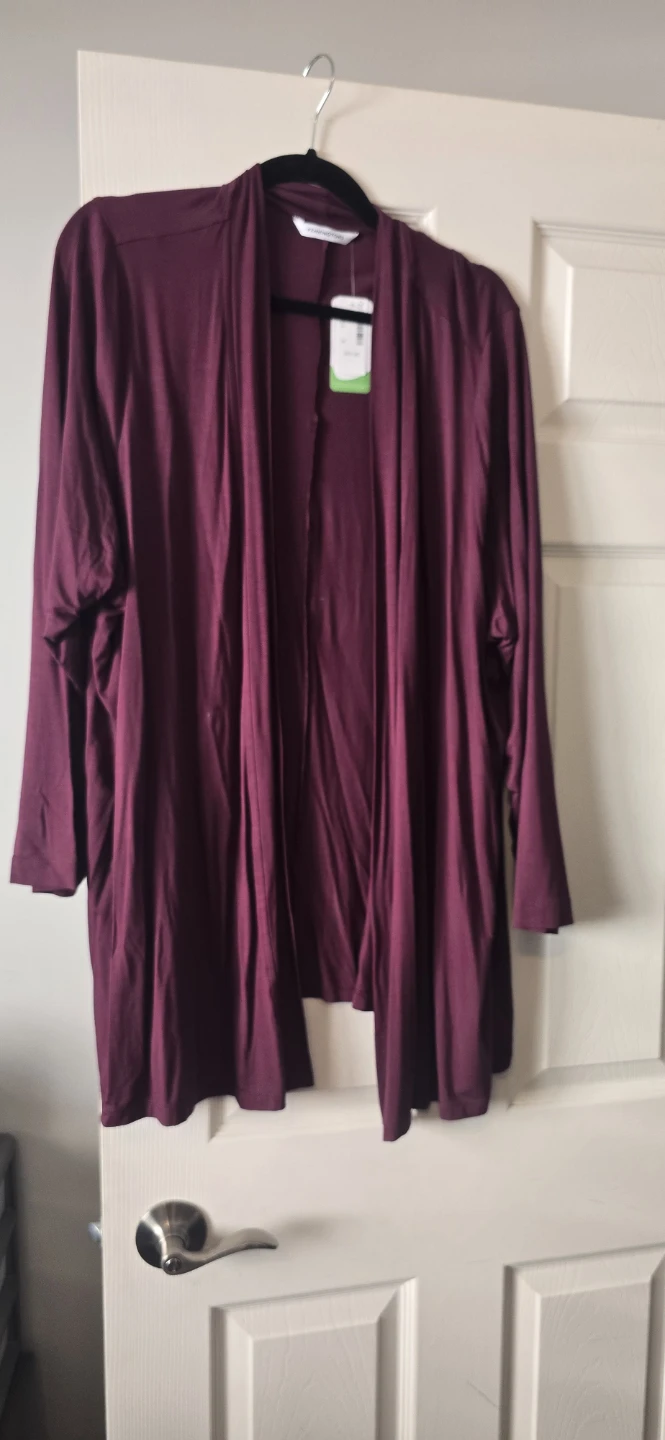 NWT Penningtons Burgundy Cardigan