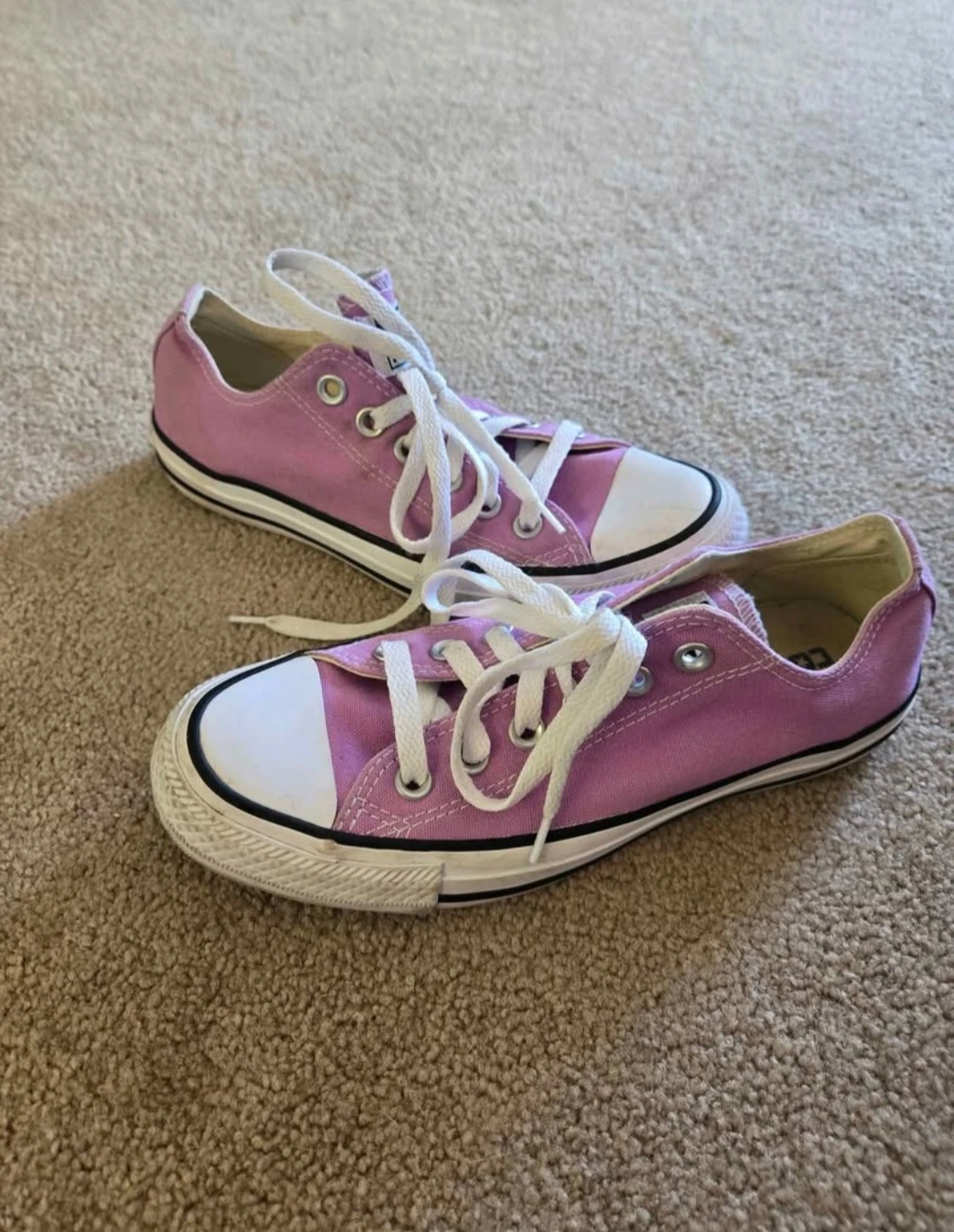 Lilac Converse Womens 6.5