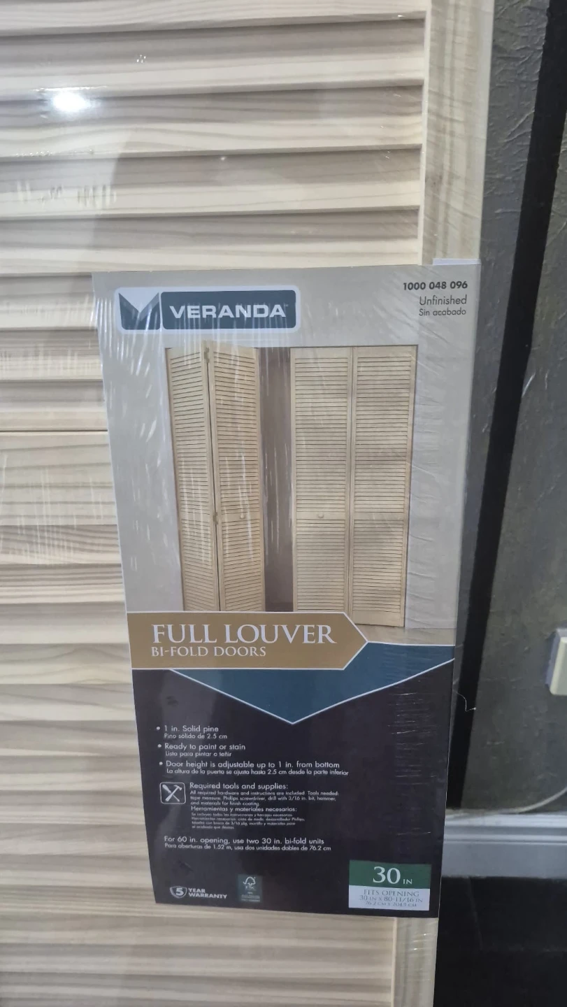 Veranda Full Louver Bi-Fold Door 🏈 - photo 5