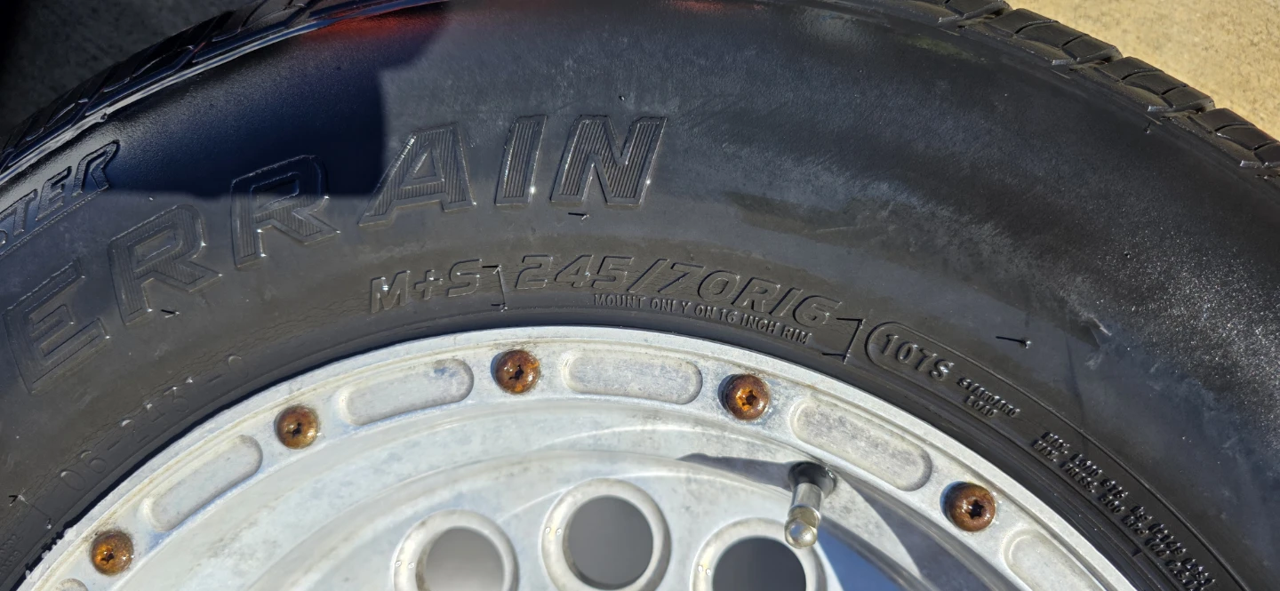 Motomaster Total Terrain Tires and Rims - photo 3