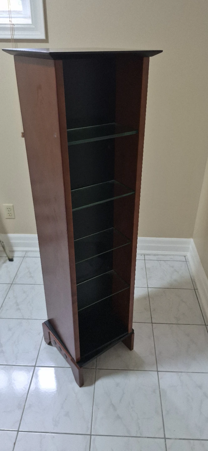 Tall Rotating Media Storage Tower