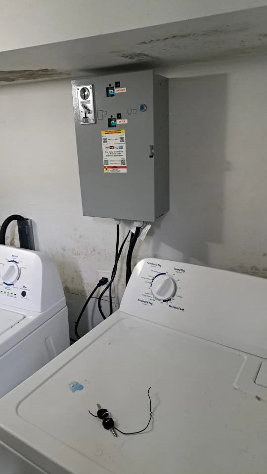 Coin-Operated Laundry Payment Control Box