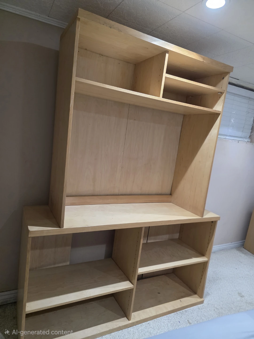 Light Wood Entertainment Unit moving sale - photo 3