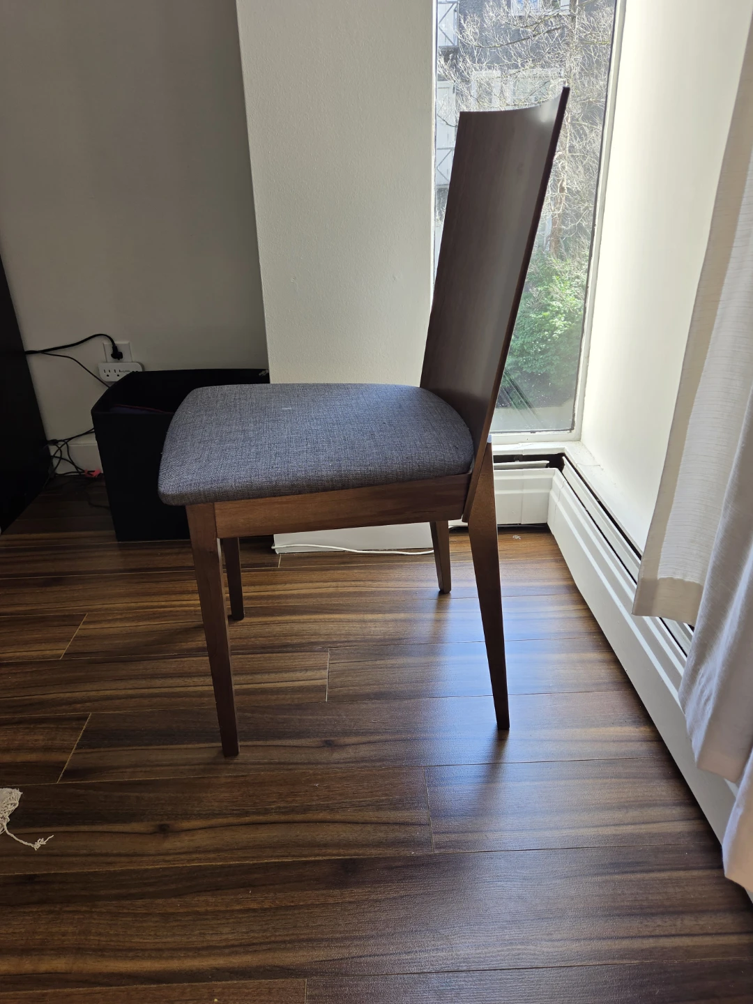 Ajaz modern wooden dining chairs - photo 2