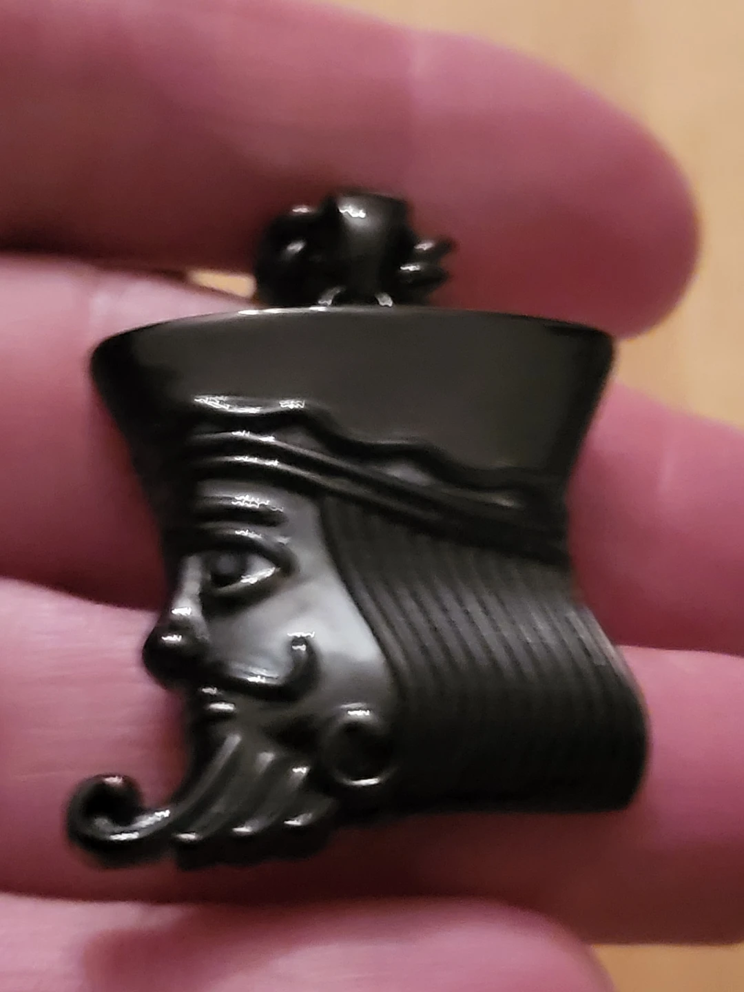 Villains King of Hearts Black Cuban Chain Necklace - photo 2