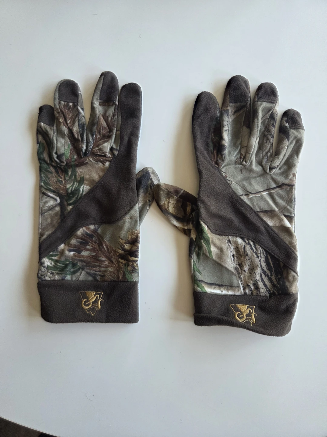 Men's camo gloves