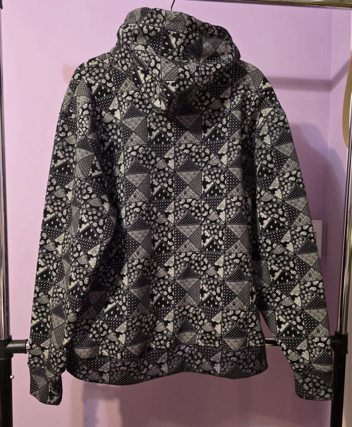 WeSC Bandana Print Hoodie Unisex mens L womens XL - photo 2