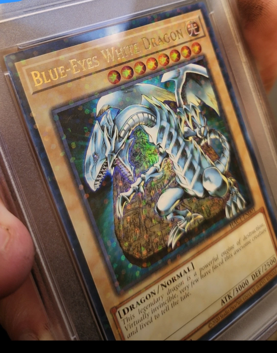 PSA 10 Blue-Eyes White Dragon 1st Edition - photo 2